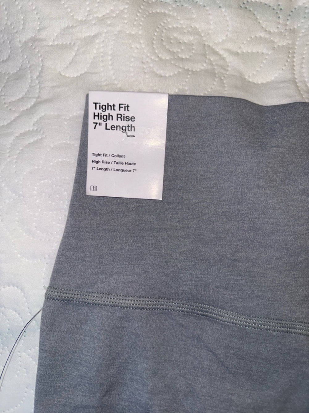 Nike Women's Gray High-Waist Bike Shorts - Picture 5 of 7